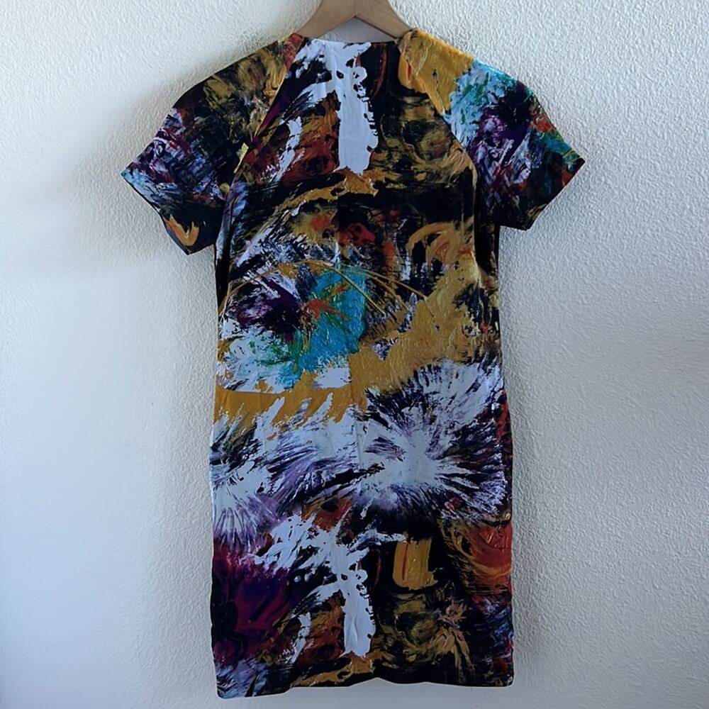 Milky Way Art By Adeline Yeo Art to Wear Dress Button Front Statement Small - Picture 2 of 8